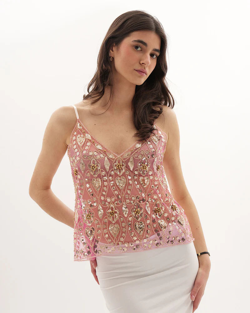 Bailara — Céleste Sequin Top