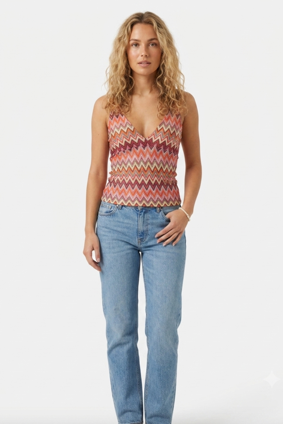 Bailara — Sienna Chevron Knit Top