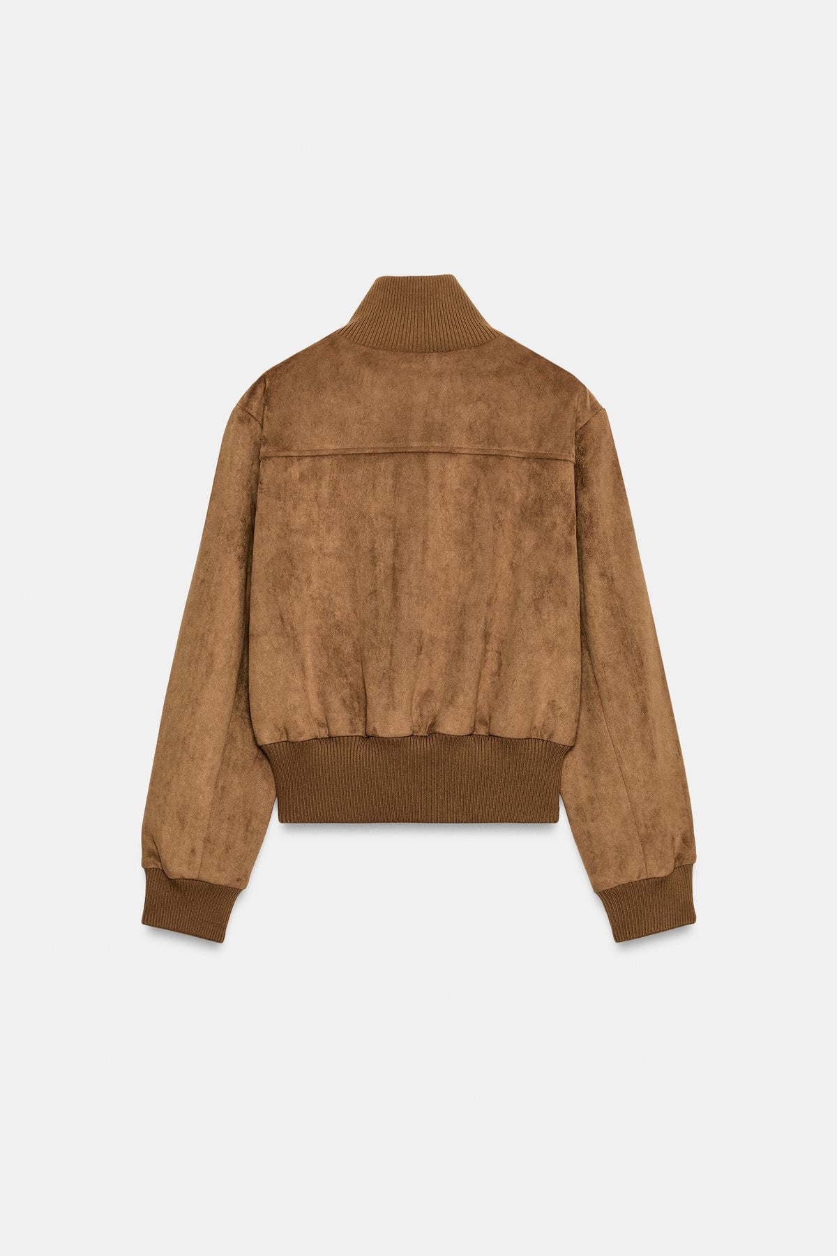 Bailara — Camille Faux Suede Bomber.