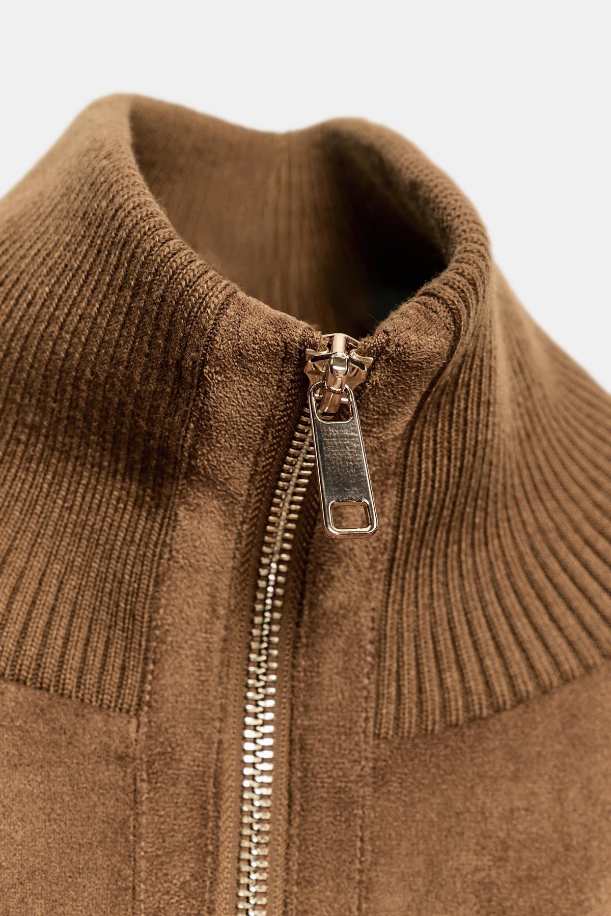 Bailara — Camille Faux Suede Bomber.